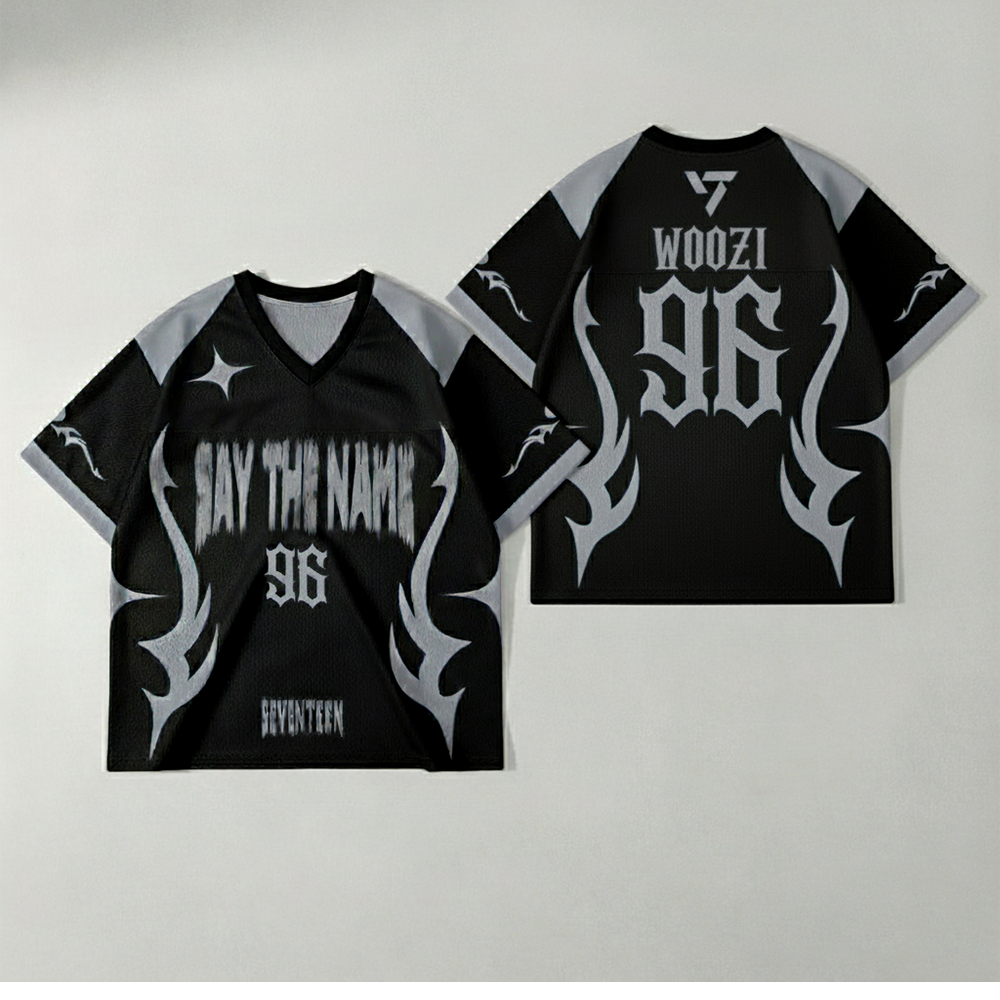 WAVESTEEᵀᴹ Say The Name Seventeen Mesh Football Jersey