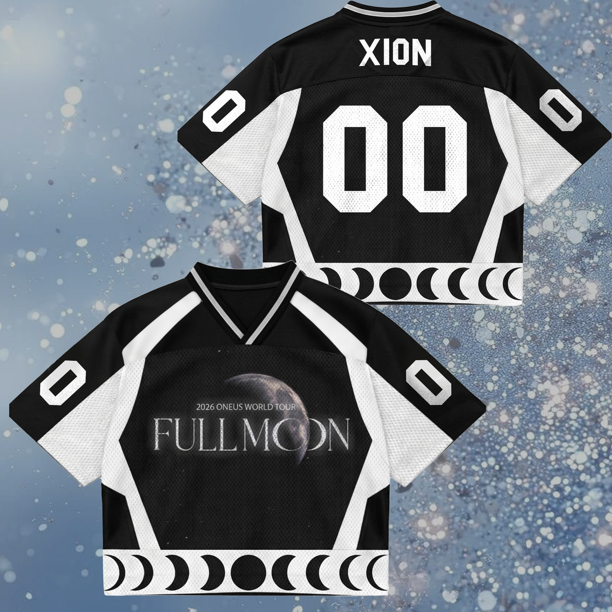 Oneus Full Moon World Tour Mixed Mesh Jersey Gift For Fans
