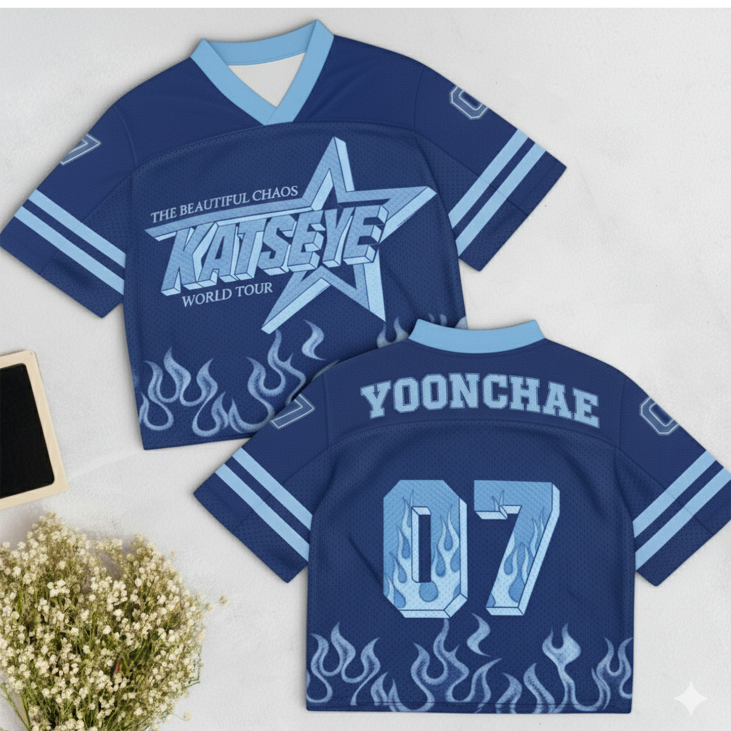 WAVESTEEᵀᴹ Katseye Uniform Mixed Mesh Jersey