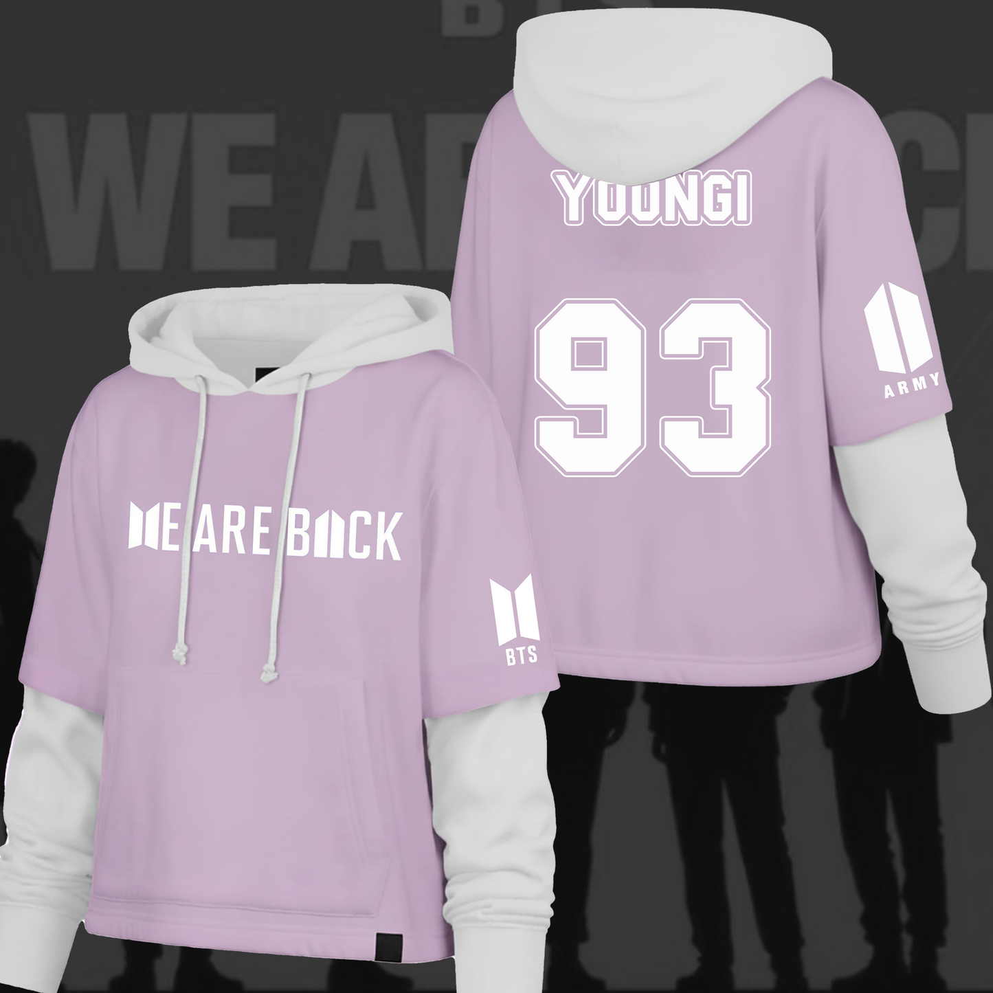 WAVESTEEᵀᴹ The Comeback Shortstop Hoodie BTS Back