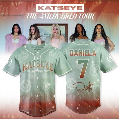 Katseye WILDWORLD Tour 2026 Baseball Jersey, K-Pop Fan Concert Outfit