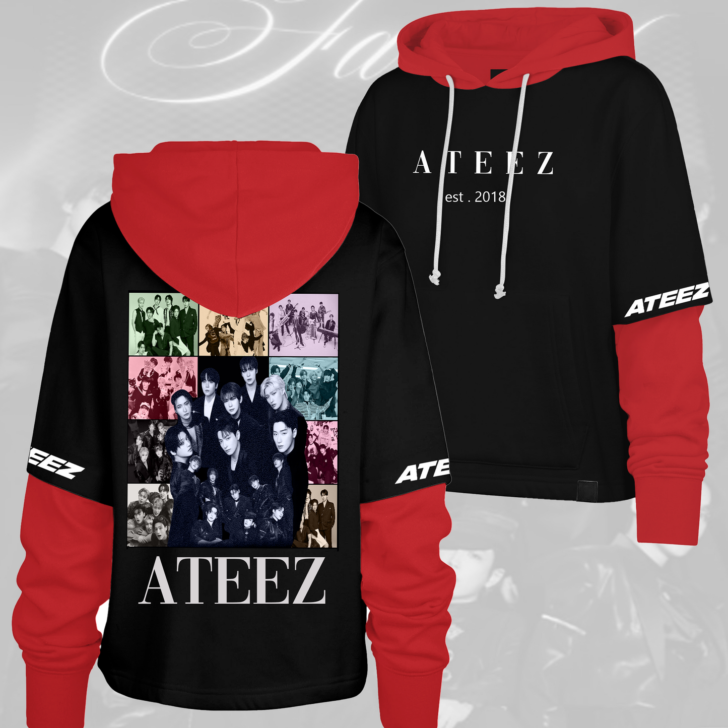 Ateez Tour EST 2018 Shortstop Hoodie Gift For Fans