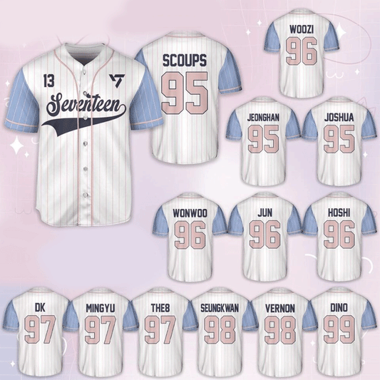 Seventeen Carat 17 Right Here Baseball Jersey