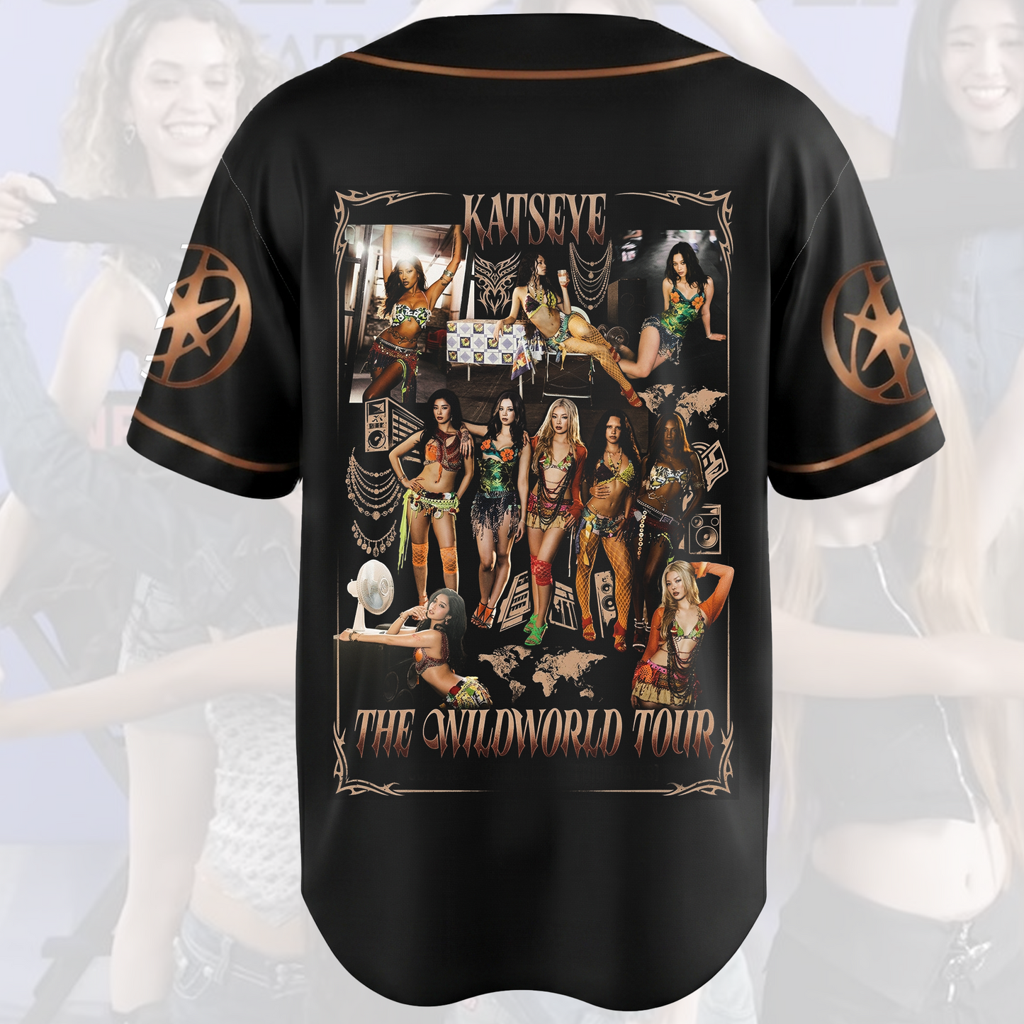 Captivating KATSEYE The Wildworld Tour Jersey Kpop Gift for Fans