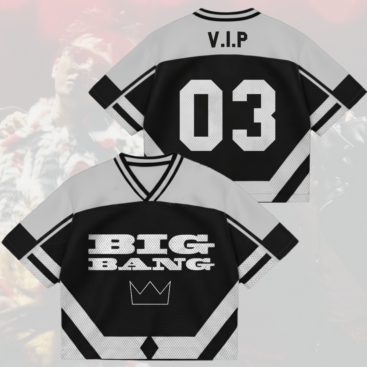 BigBang 2026 World Tour Mixed Mesh Jersey Gift For Fans