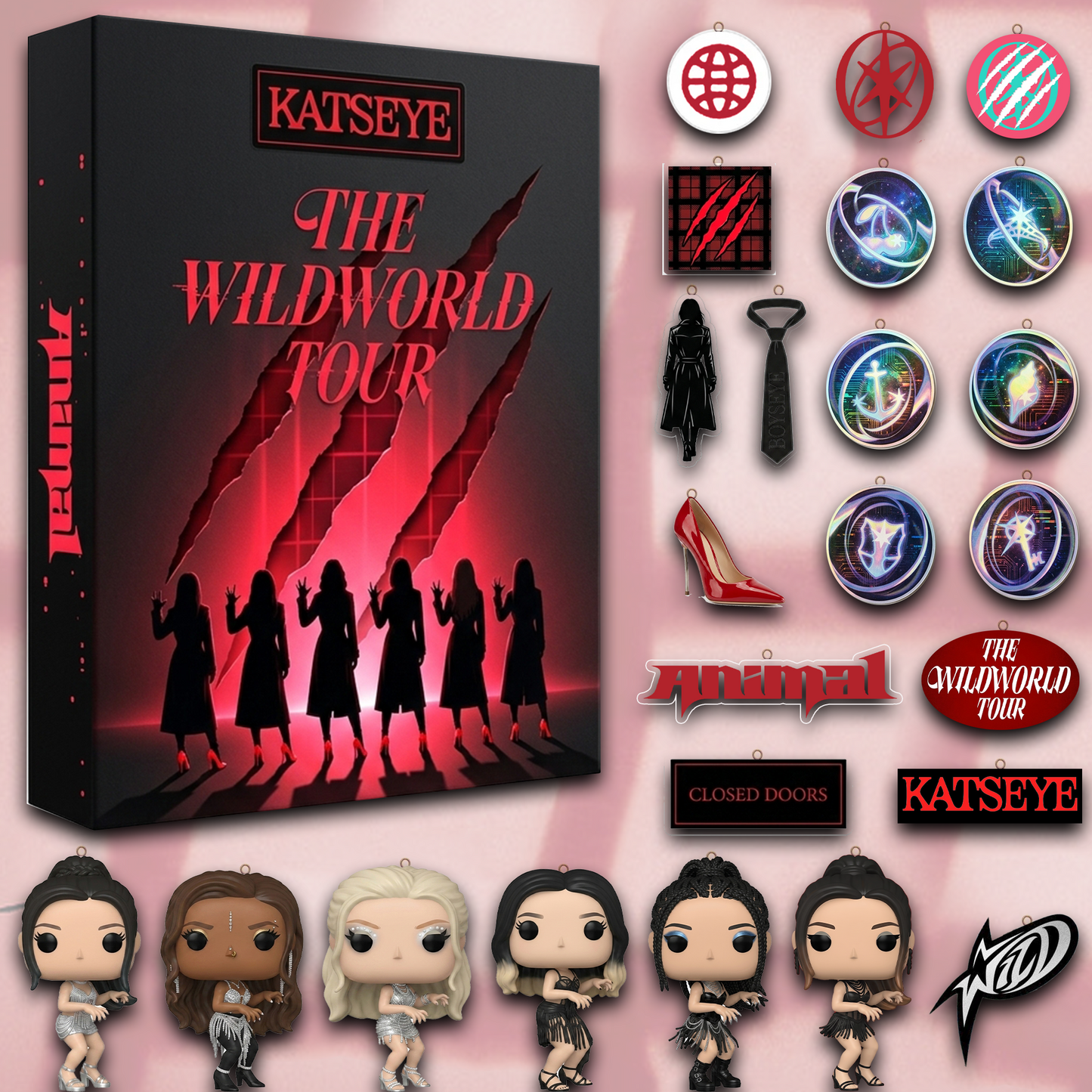 KATSEYE Animal Dance The Wildworld Tour 24 Day of Coming Back Journey 2D Blind Box