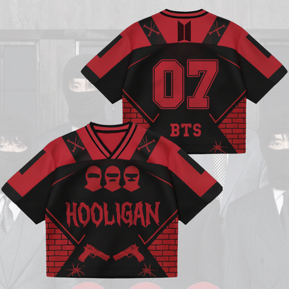 The Soul Snatcher BTS Hooligan World Tour Mixed Mesh Jersey
