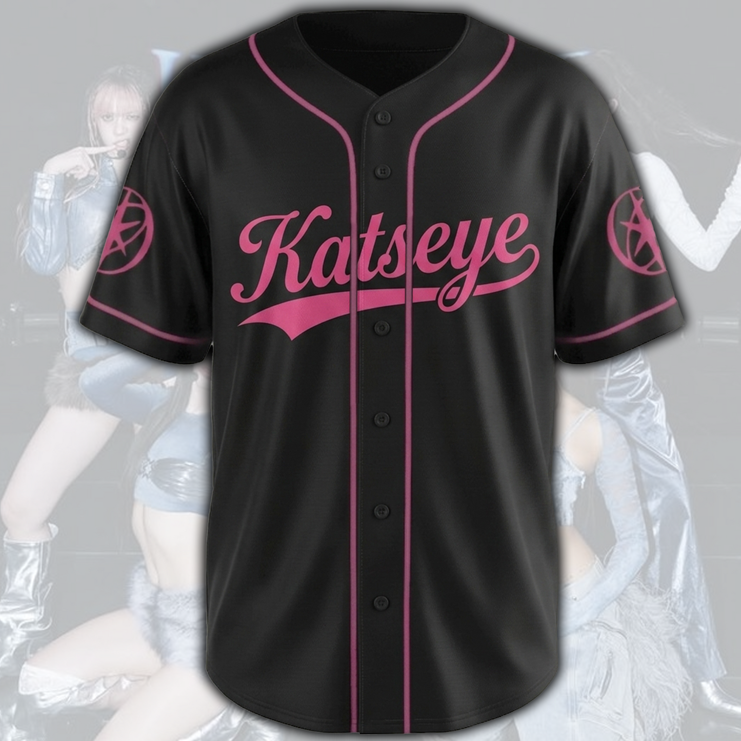 Dynamic KATSEYE The Wildworld Tour Baseball Jersey Fan Merch Shirt