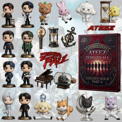ATEEZ Golden Hour Blind Box Die Reise des Piraten Überraschungsgeschenk für Fans