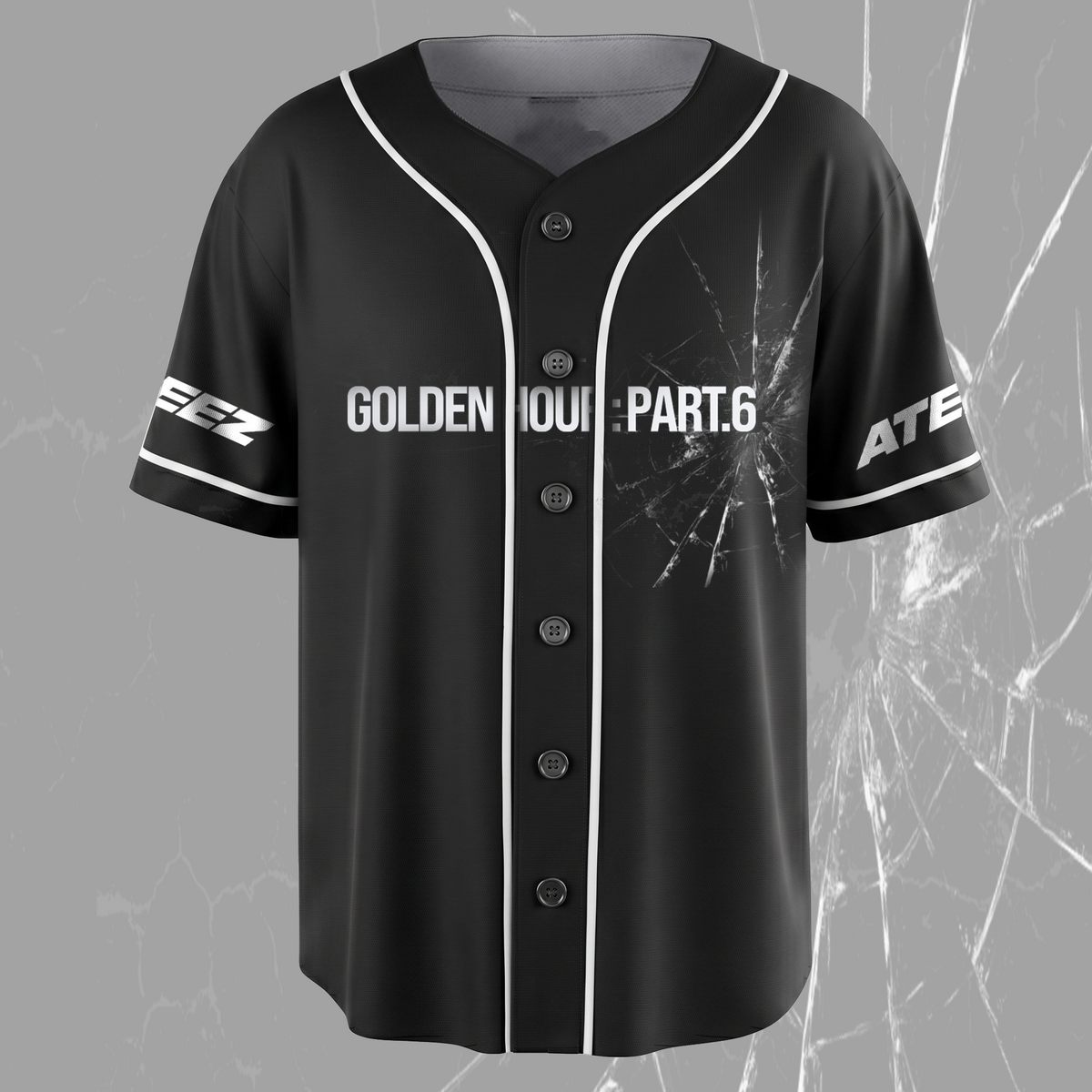Golden Hour Part 6 ATEEZ Zero To All World Tour Baseball Jersey Gift For Atiny