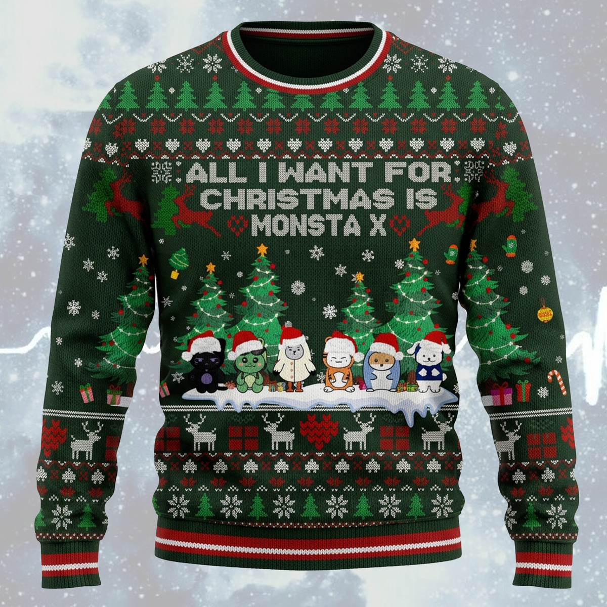 Alles, was ich mir zu Weihnachten wünsche, ist der Twice Ugly Sweater