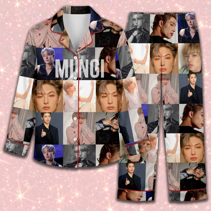 Stray Kids Spooky Stay Day Skzoo Schlafanzug-Set Geschenk für Fans