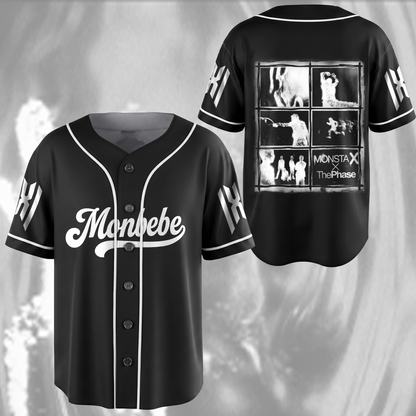 MONSTA X The Phase Album Merch Baseball Jersey Gift For Fans