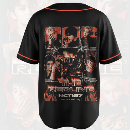 NCT 127 The Redline Come Back Baseball Jersey Gift For Fans