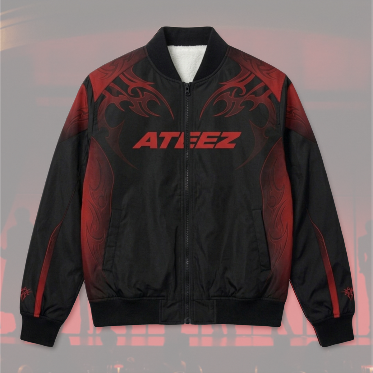 Ateez Zero To All World Tour Bomber Jacket Sporty Ateez Outfit Atiny Gift