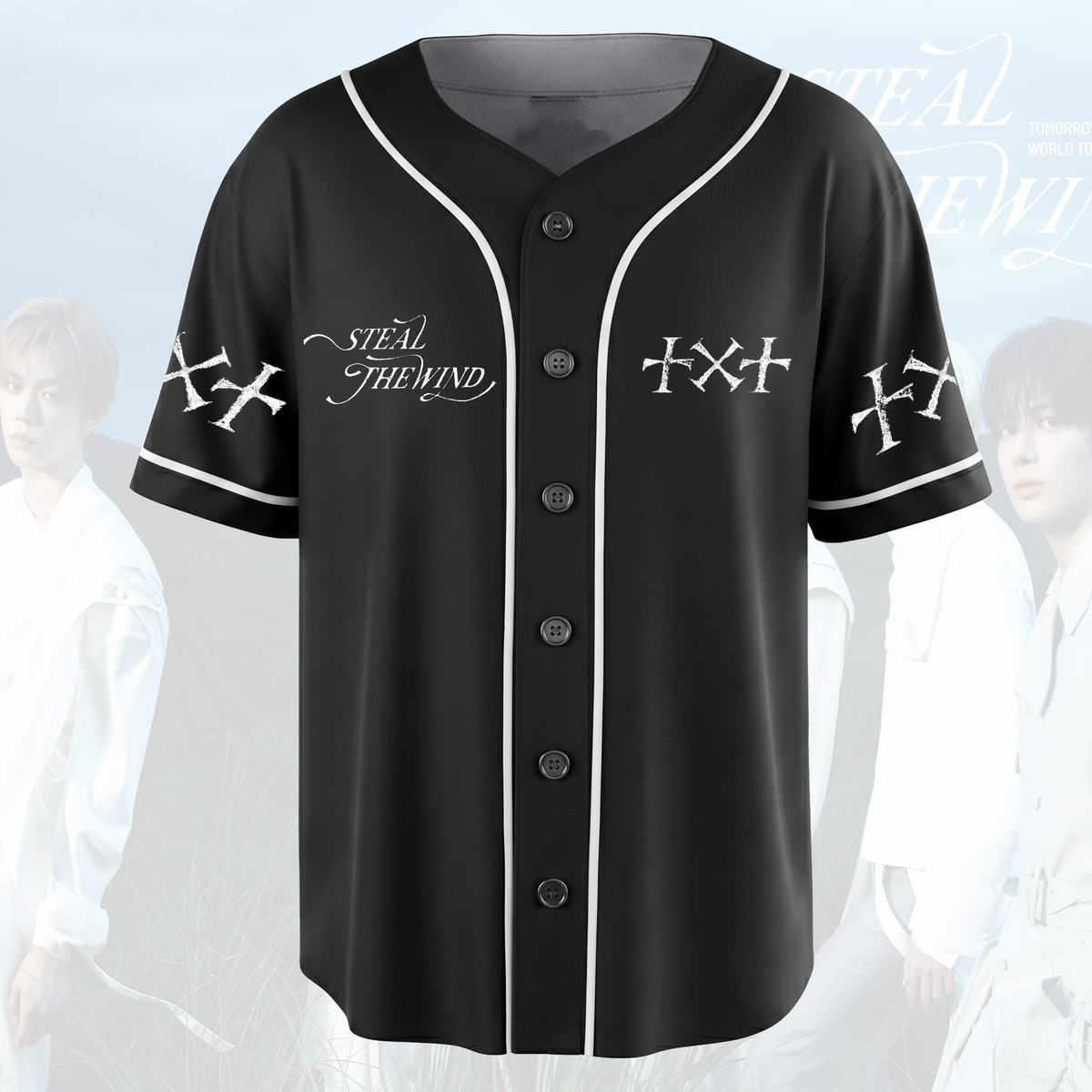 TXT Steal The Wind Tomorrow X Together Baseball Jersey Gift For Fans