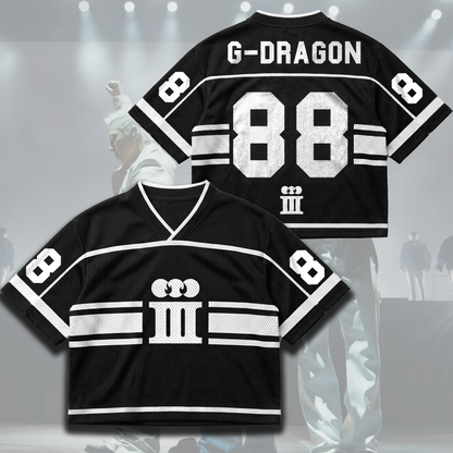Trendy BIGBANG BiiiG Cosmos Tour Mixed Mesh Jersey Cool Fan Gift