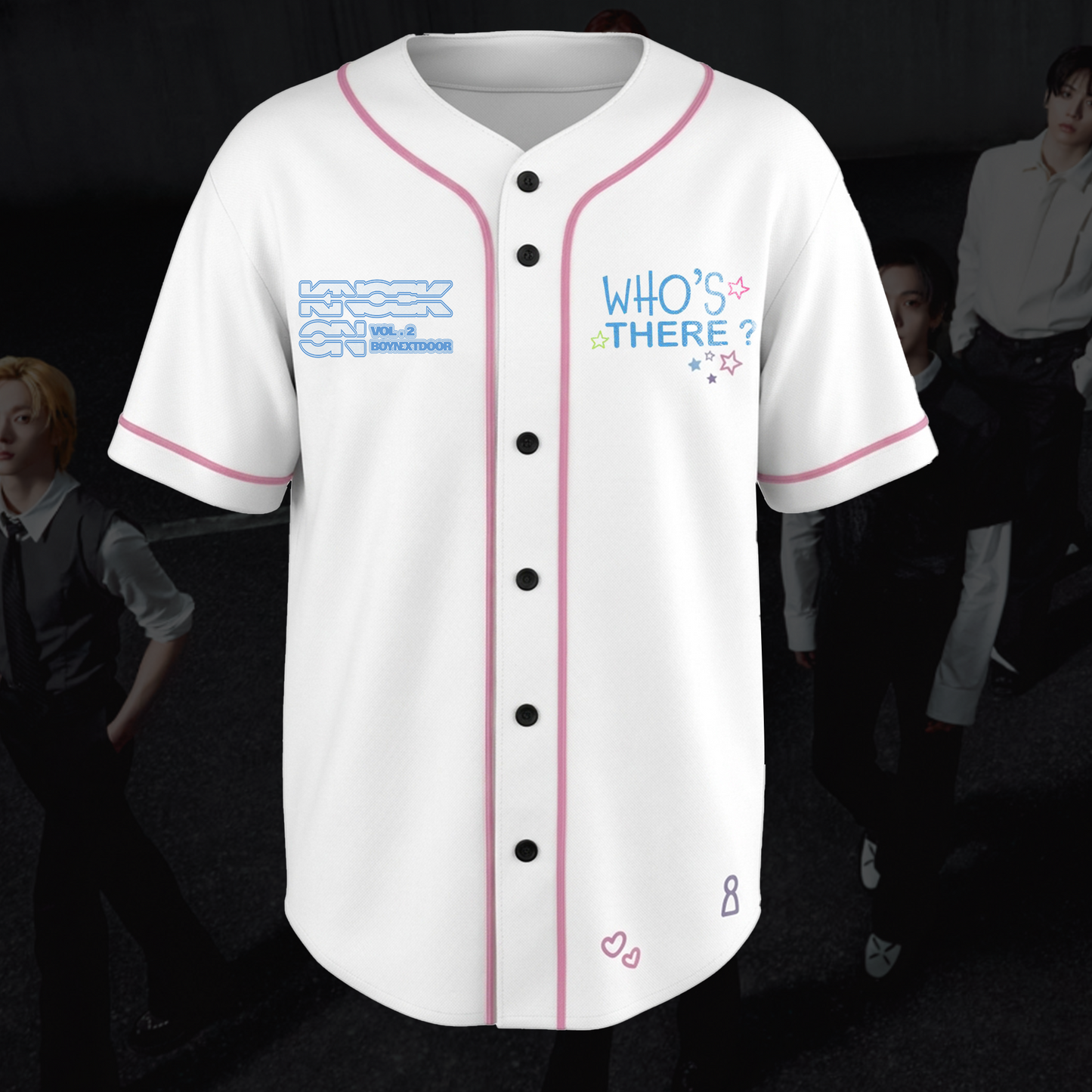 Boy Next Door Kock On Vol 2 Who Here Baseball Jersey Concert Outfit Gift For Fans