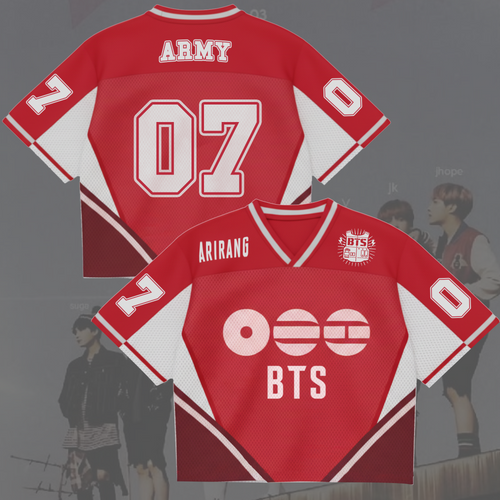 Historic 2026 BTS World Tour Mixed Mesh Jersey