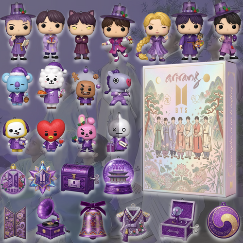 BTS Arirang Tour Purple Christmas Advent Calendar 24 Day Gift For Fans