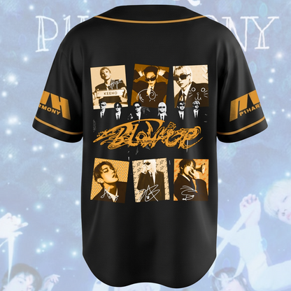 P1Harmony 9. Album Einzigartige Baseballtrikot-Geschenke