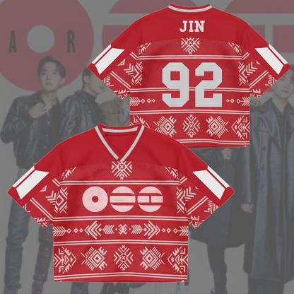 Traditional Arirang World Tour BTS Mixed Mesh Jersey