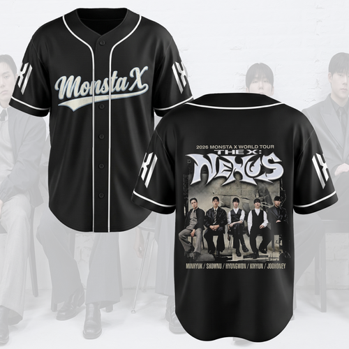 Bold Monsta X World Tour The X Nexus Baseball Jersey Gift For Fans