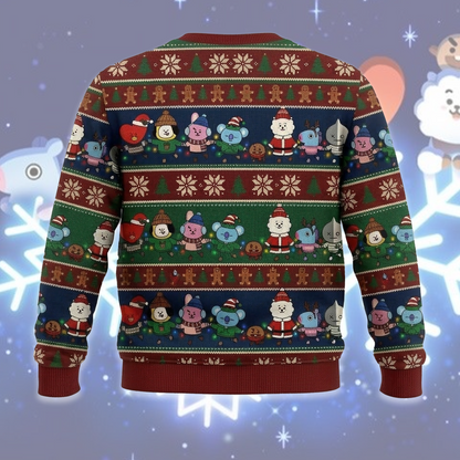 Alles, was ich mir zu Weihnachten wünsche, ist ein hässlicher BTS-Weihnachtspullover
