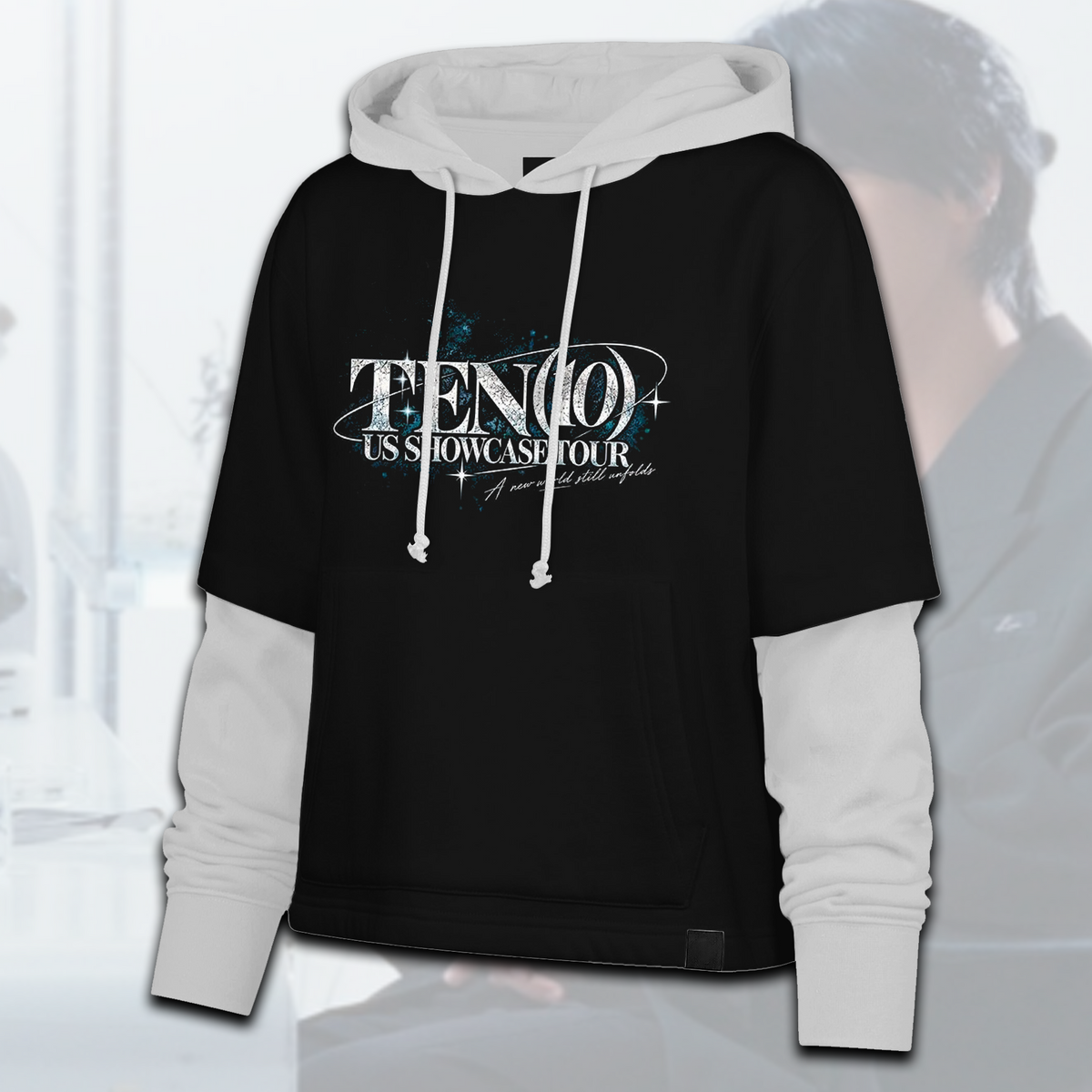 Traumhafter Choom Tour Babymonster Moon Dark Aesthetic Shortstop Kapuzenpullover Halloween-Geschenk für Fans