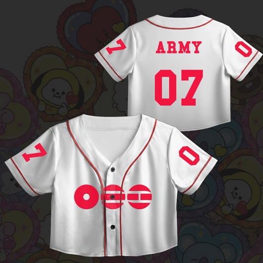 BTS Hanbok Arirang World Tour Croptop Jersey Baseball