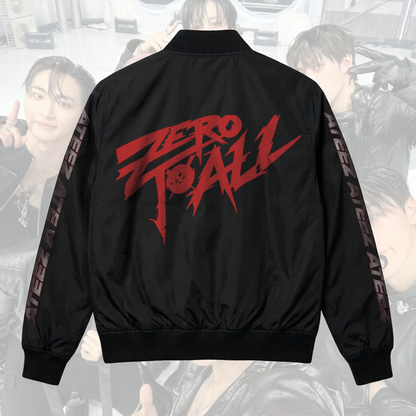 Ateez Zero To All World Tour Bomber Jacket Gifts for Atiny