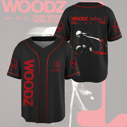 Woodz Archive 1 World Tour Baseball Jersey Gift For Fans