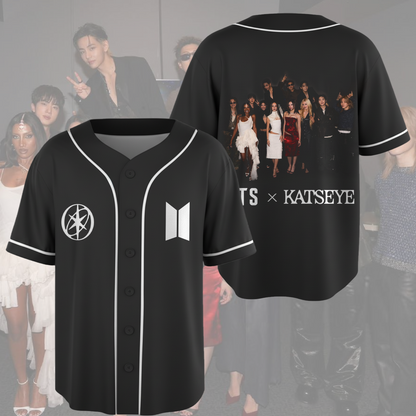 BTS x Katseye Family Concept Baseball Jersey Fan Edition