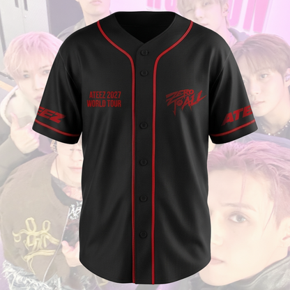 Ateez Golden Hour Teil 5 Albumkonzept Konzert Baseballtrikot Fan-Edition