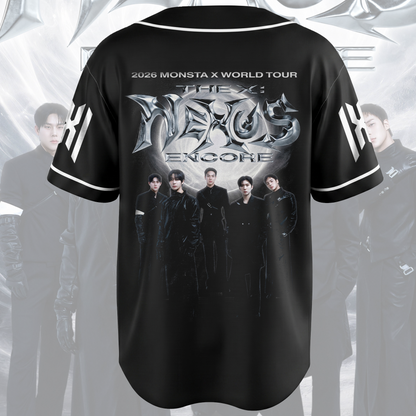 Monsta X World Tour The X Nexus Encore Baseball Jersey Gift For Fans