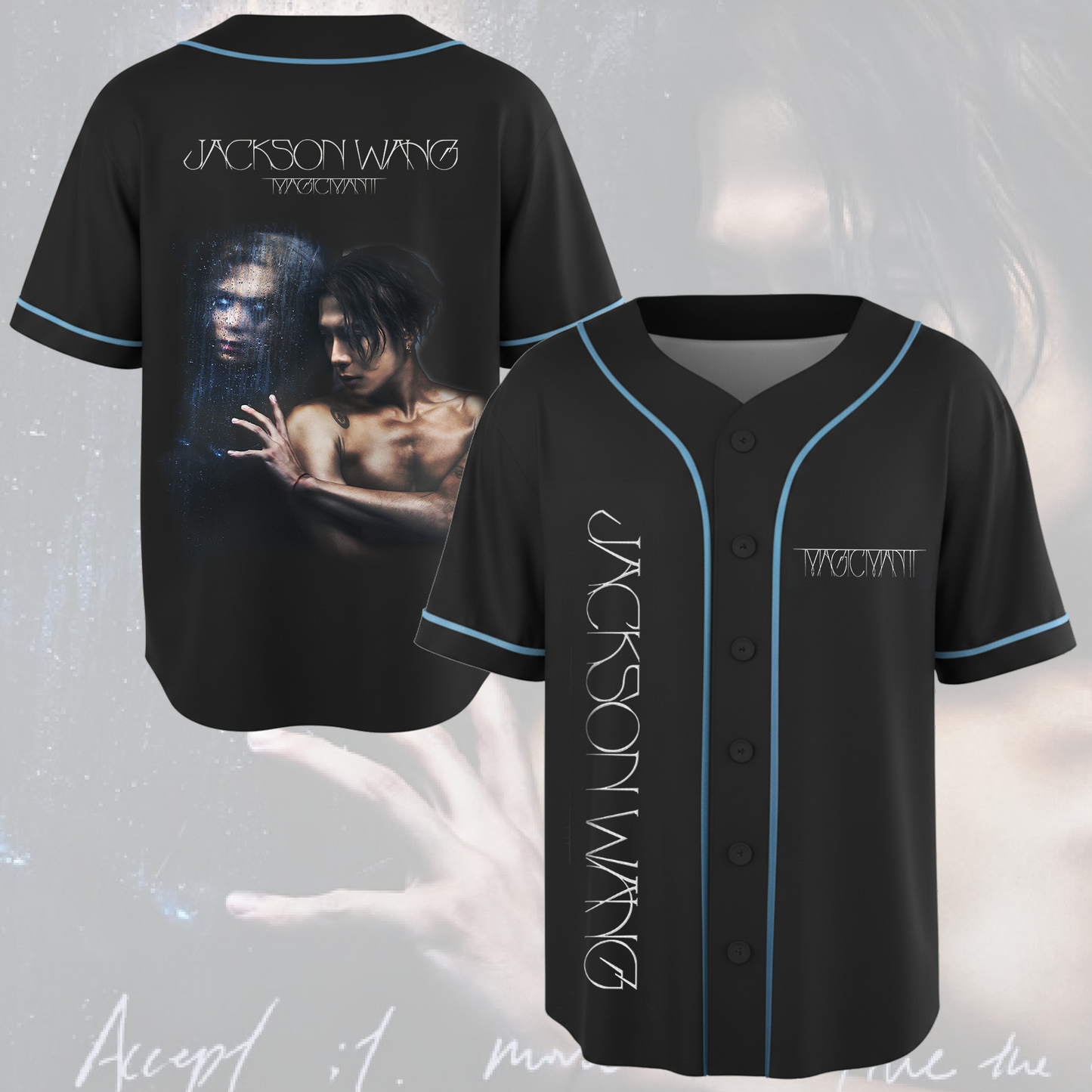 Jackson Wang Magic 2 World Tour Baseball Jersey Gifts