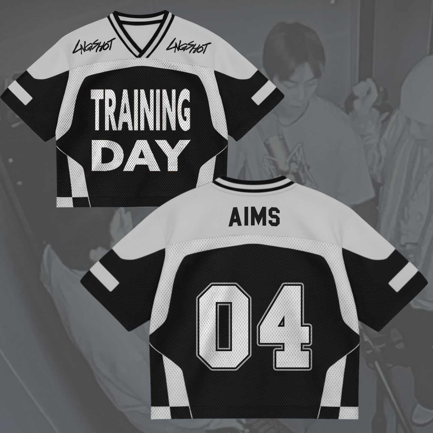 Training Day LNGSHOT Album Mixed Mesh Jersey Gifts