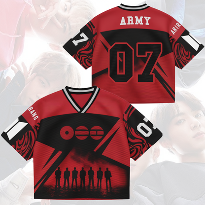 Gigantic Arirang BTS 2026 World Tour Mixed Mesh Jersey Gifts