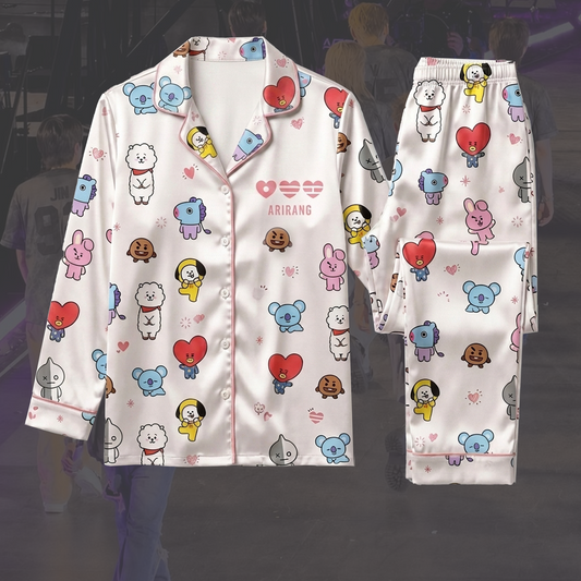 BTS Arirang Welttournee Pyjama-Set Geschenk für Army