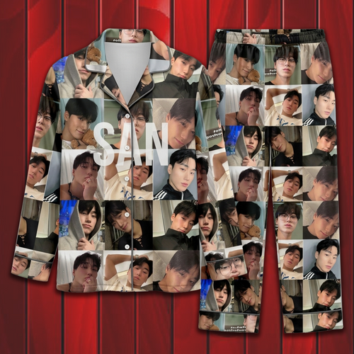 Lovely ATEEZ San Pajama Set For Atiny