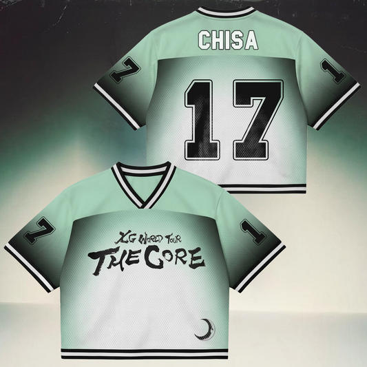 Contagious  XG The Core  World Tour Mixed Mesh Jersey Gift For Fans