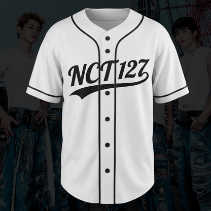 Vintage NCT 127 The Redline World Tour Baseball Jersey Fan Gifts