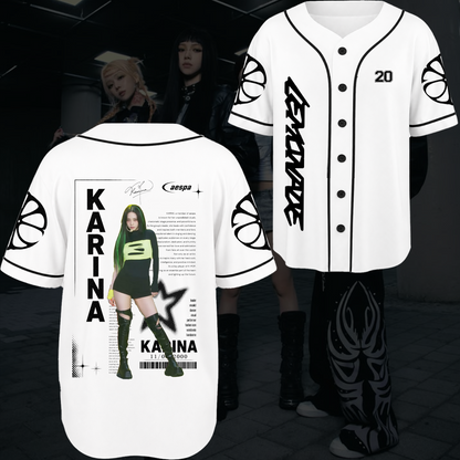 Aespa Chronicles Lemonade Baseball Jersey Gift For Fans