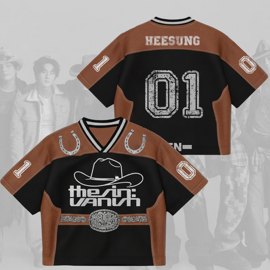 Enhypen The Sin Vanish Chapter 2 Cowboy Collection Mixed Mesh Jersey