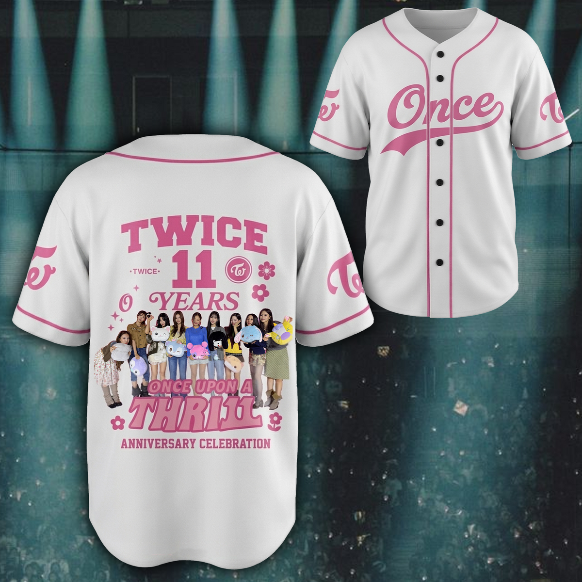 Super, das ist für das TWICE Baseballtrikot der Welttournee 2026