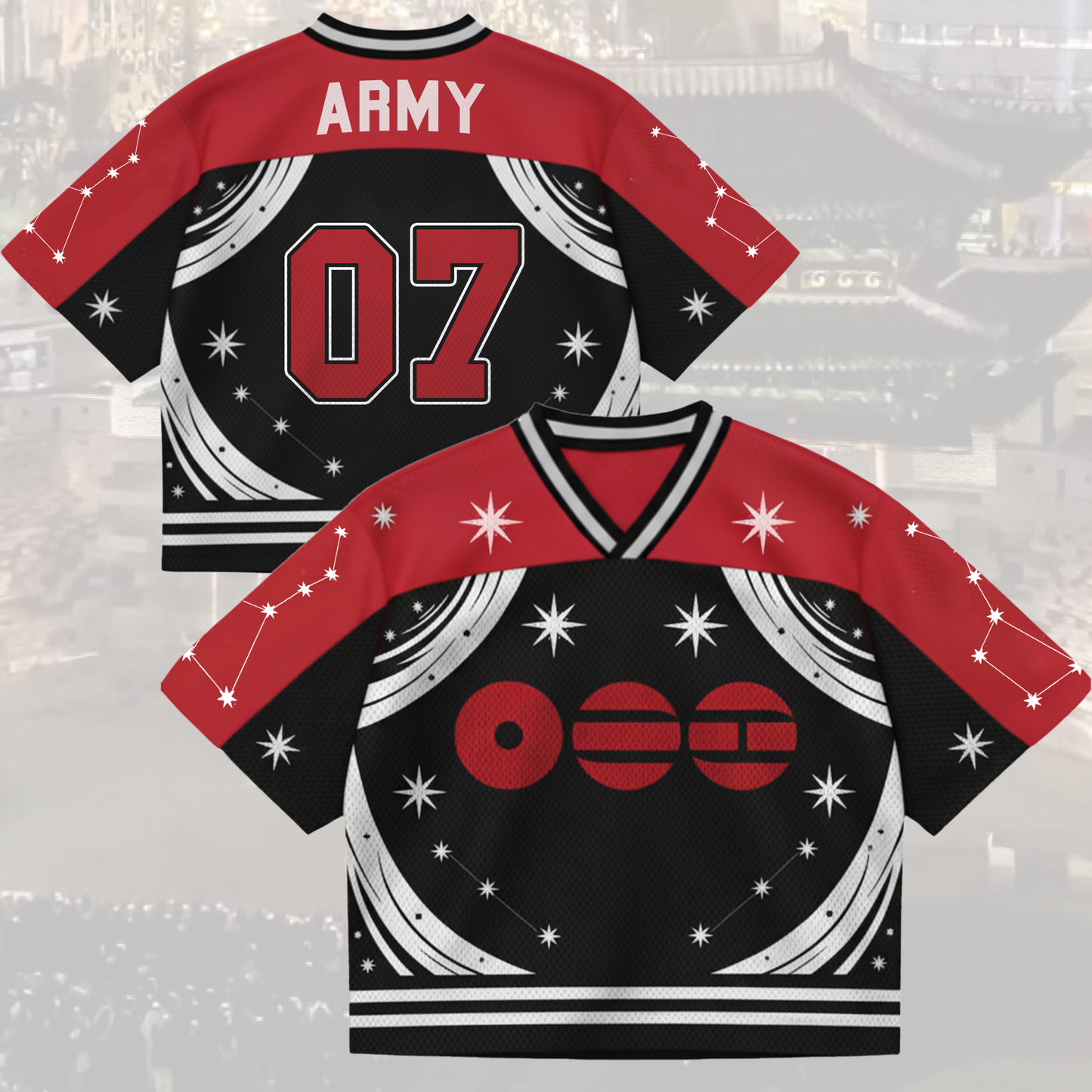 The Big Dipper BTS World Tour Mixed Mesh Jersey Gift For Fans