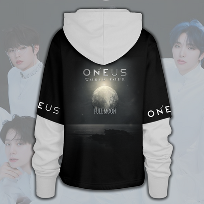 Oneus Full Moon World Tour Shortstop Hoodie Comeback Gift For Fans