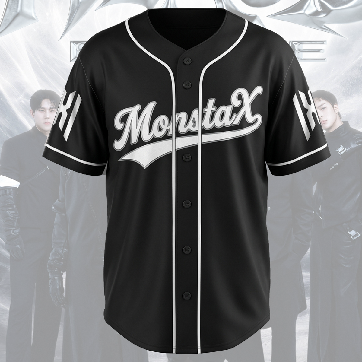 The X MonstaX Nexus Encore World Tour Baseball Jersey Fan Gifts