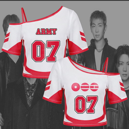 BTS World Tour Is Back Off Shoulder Mesh Gift For Army