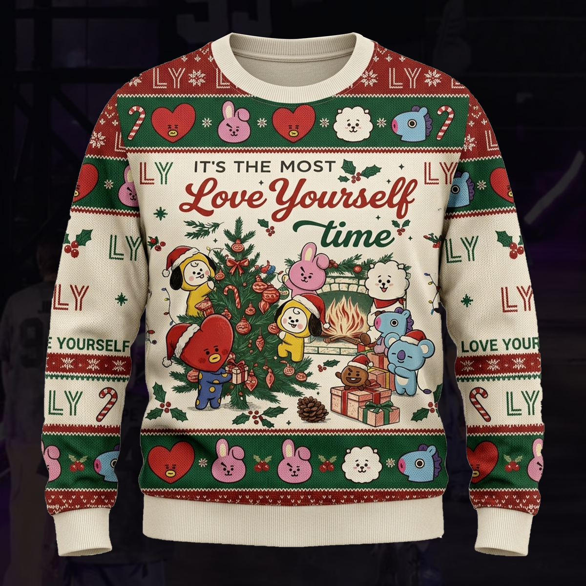 It The Most Love Yourself Time BTS Ugly Sweater Gift For Fans